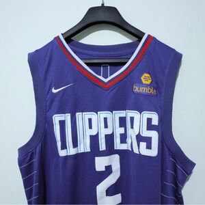 Nike Leonard LA Clippers Icon Edition Swingman Jersey Sponsor Bumble